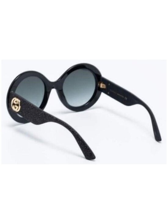 Authentic New Gucci Black GG0101S Round Gradient Sunglasses main image 6